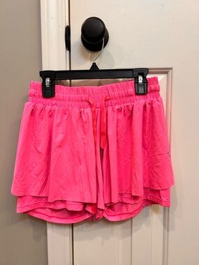 Women’s Hot Pink Butterfuly Shorts